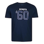 Camiseta New Era New England Patriots Core - Masculina AZUL ESCURO