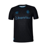 Camisa do Grêmio Of.3 2023 Classic N9 Umbro - Masculina PRETO