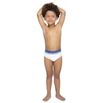 Cueca Slip Lupo Lisa - Infantil BRANCO