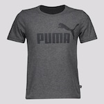 Camiseta Puma Ess Logo - Infantil CINZA