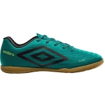 Chuteira Futsal Umbro Glaze - Masculina VERDE/PRETO