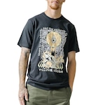 Camiseta Volcom Slim Apparition Sm24 - Masculina PRETO