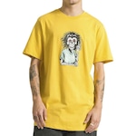 Camiseta Volcom Slim Skunky Sm24 - Masculina AMARELO