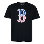 Camiseta New Era Boston Red Sox Core Usa - Masculina PRETO