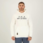 Blusão de Moletom com Capuz adidas Real Madrid Dna - Masculino BRANCO