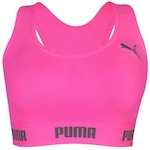 Top Fitness Puma Nadador sem Costura - Feminino ROSA ESCURO