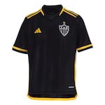 Camisa do Atlético-MG III 23 adidas Infantil Torcedor PRETO