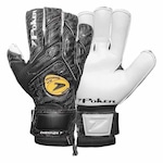 Luvas de Goleiro Poker Profissional Champion 7 - Adulto PRETO/BRANCO