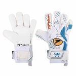 Luvas de Goleiro Poker Pro Champion 7 Extended - Adulto BRANCO