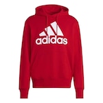 Moletom Adidas Essentials Big Logo Masculino Ic9365 VERMELHO