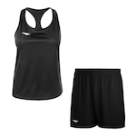 Kit Camiseta Regata Penalty X + Calção - Feminino PRETO