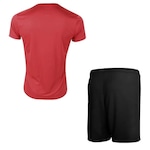 Kit Camiseta Penalty X + Calção Plus Size - Masculino PRETO/VERMELHO