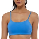 Top Fitness com Bojo Alto Giro Fluxy - Feminino AZUL