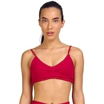 Top Fitness com Bojo Alto Giro Hyper Decote - Feminino ROSA