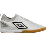 Chuteira Futsal Umbro Adamant Club - Adulto BRANCO/PRETO