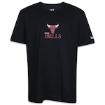 Camiseta New Era Nba Chicago Bulls - Masculina PRETO