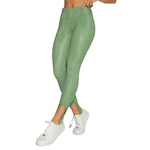 Calça Legging Fitness Snake com Pezinho - Feminina VERDE