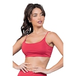 Top Fitness Manalinda com Bojo Alcinha - Feminino VERMELHO