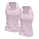 Kit Camisetas Regata Dellas Fit Dry Nadador - Feminina - 2 unidades ROSA