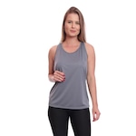 Camiseta Regata Dellas Fit Nadador Dry - Feminina CINZA