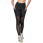 Calça Legging New Tule Feminina Manalinda PRETO