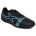 Chuteira Society Oxn Velox 4 - Adulto PRETO/AZUL