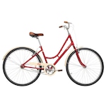 Bicicleta Aro 26 Blitz Vintage Retro Style 6V Câmbio Shimano VERMELHO