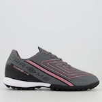 Chuteira Society Umbro Chrome - Adulto CINZA/ROSA