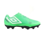 Chuteira de Campo Umbro Orbit - Infantil VERDE/BRANCO