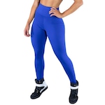 Calça Legging Cintura Alta Mvb Modas Suplex Fitness - Feminina AZUL