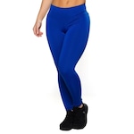 Calça Legging Cintura Alta Mvb Modas Empina Bumbum - Feminina AZUL