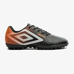 Chuteira Society Umbro Warskin - Adulto PRETO