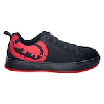 Tênis Ecko Rhino Skate - Masculino PRETO/VERMELHO