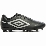 Chuteira de Campo Umbro Glaze - Adulto PRETO/BRANCO