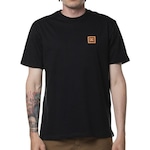 Camiseta Dc Shoes Mini Square Stripe Sm24 - Masculina PRETO