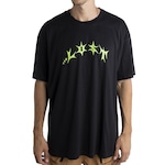 Camiseta Lost Saturn Glow In The Dark Oversized - Masculina PRETO