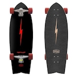 Skate Simulador de Surf Surfeeling Lightning Bolt PRETO