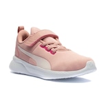 Tênis Puma Flyer Runner Mesh V - Infantil ROSA/BRANCO