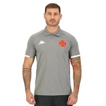 Camisa Polo Kappa Vasco Concentração 2023/24 - Masculina CHUMBO