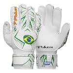 Luvas de Goleiro Poker Semi Prof Multiterreno Championship - Adulto BRANCO