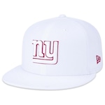 Boné Aba Reta New Era 59Fifty Fitted Nfl New York Giants Core - Fechado - Adulto BRANCO