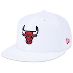 Boné Aba Reta New Era 59Fifty Fitted Nba Chicago Bulls Core - Fechado - Adulto BRANCO