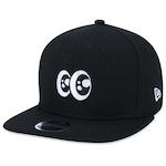 Boné Aba Reta New Era 9Fifty Orig.Fit Olhos - Snapback - Infantil PRETO