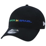 Boné Aba Curva New Era 9Twenty Mibr Made In Brazil - Strapback - Adulto PRETO