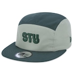 Boné Aba Reta New Era Camper Stu Skate Total Urbe - Strapback - Adulto VERDE