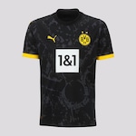 Camisa Borussia Dortmund II 2024 Puma - Masculina PRETO