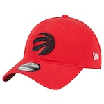 Boné Aba Curva New Era 9TWENTY Toronto Raptors Draft - Strapback - Adulto VERMELHO