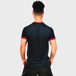 Camisa do São Paulo Level Tricolor Braziline - Masculina Vermelho/Preto