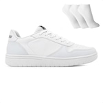 Tênis Mormaii Authentic + 3 Pares de Meias - Masculino BRANCO