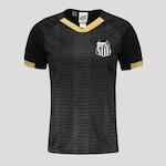 Camiseta do Santos Braziline User - Infantil PRETO